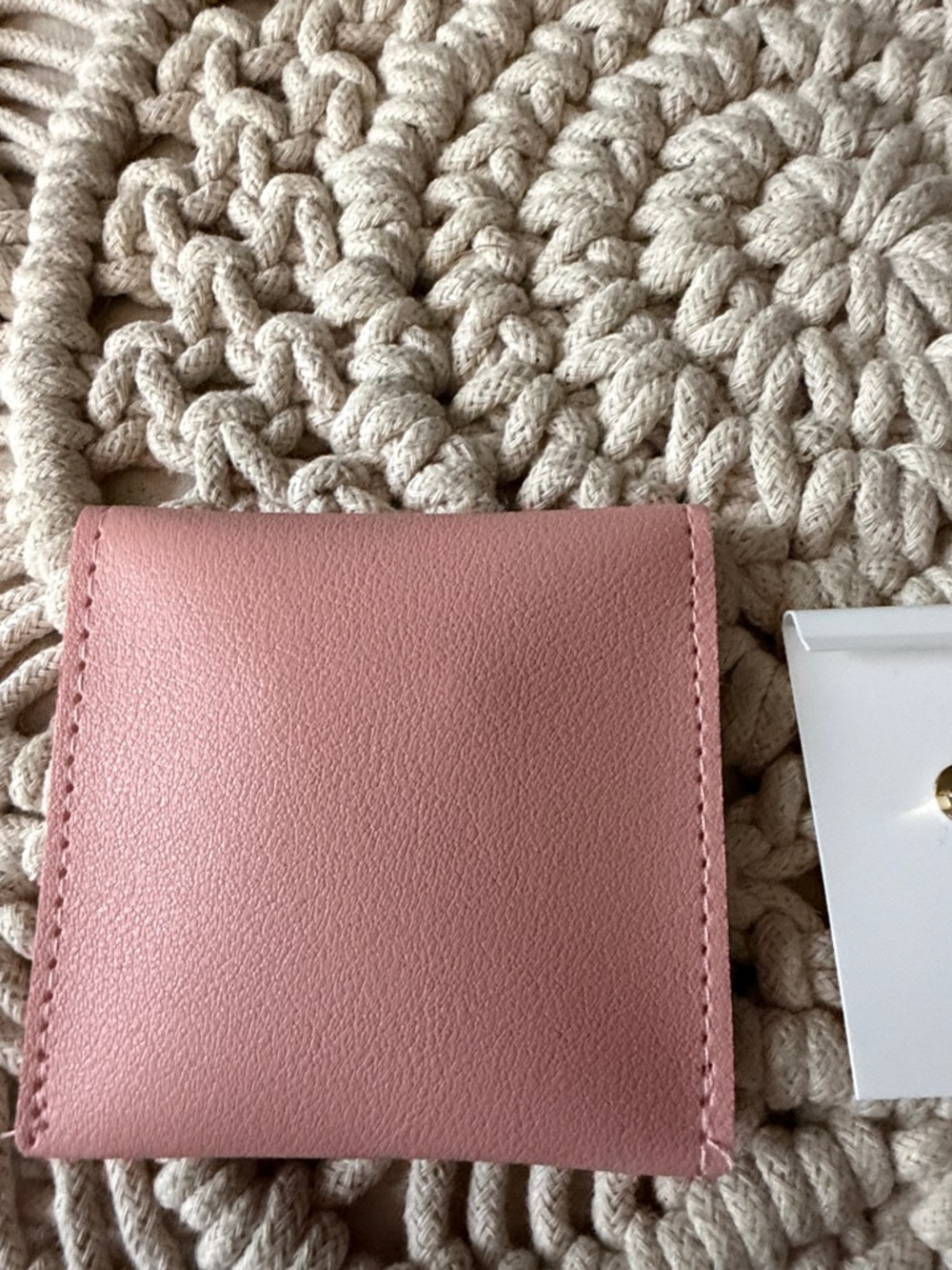 Tory Burch Gold and Black Logo Drop Earrings with Pink Pouch - Picture 3 of 5